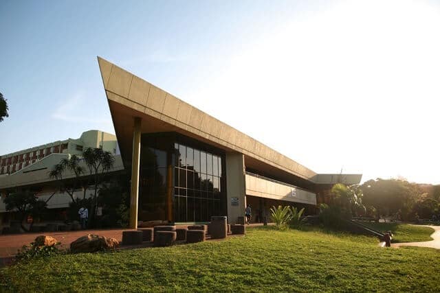 A modern building set in Durban University of Technology (DUT) campus
