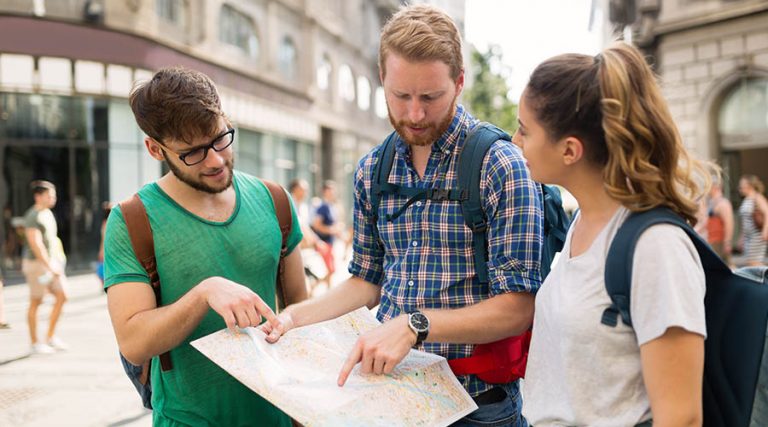 take a gap year to travel - consulting map