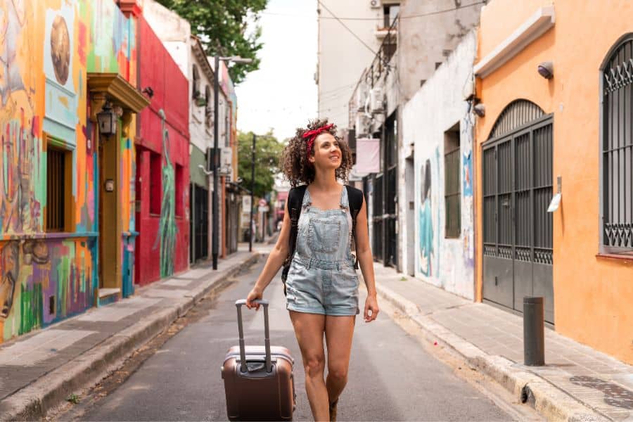 student travelling without a visa in south america