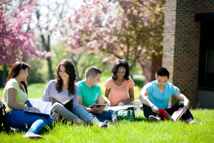 students studying at motheo tvet college