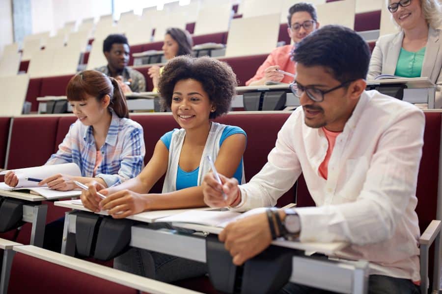 students attending lecture after paying 2025 university fees