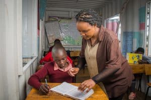 Funza Lushaka bursary recipient preparing to teach in a South African classroom