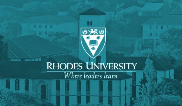 Rhodes University teal blue banner